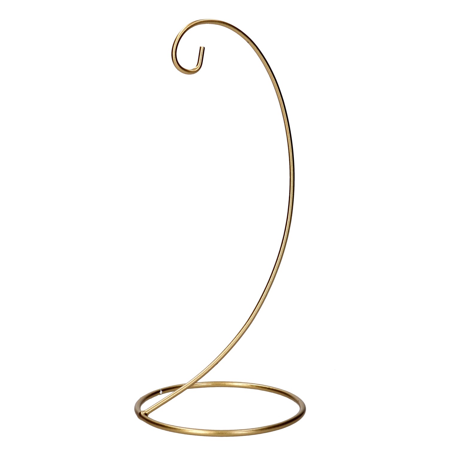 Supporto in metallo porta pallina di natale oro Ø11xh25 cm Supporto in metallo porta pallina di natale oro Ø11xh25 cm