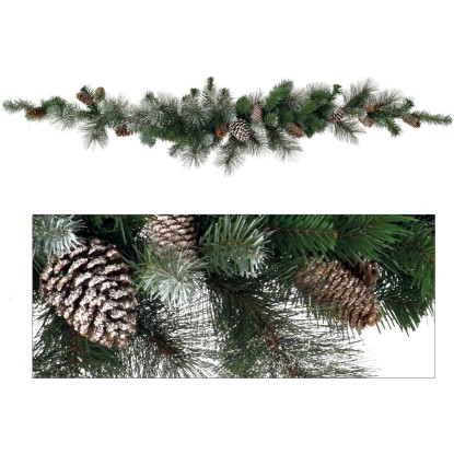 Festone pigne innevate 1,8 m Festone pigne innevate 1,8 m