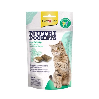 Snack per gatti Gimcat Nutripocket con erba gatta 60 g Snack per gatti Gimcat Nutripocket con erba gatta 60 g