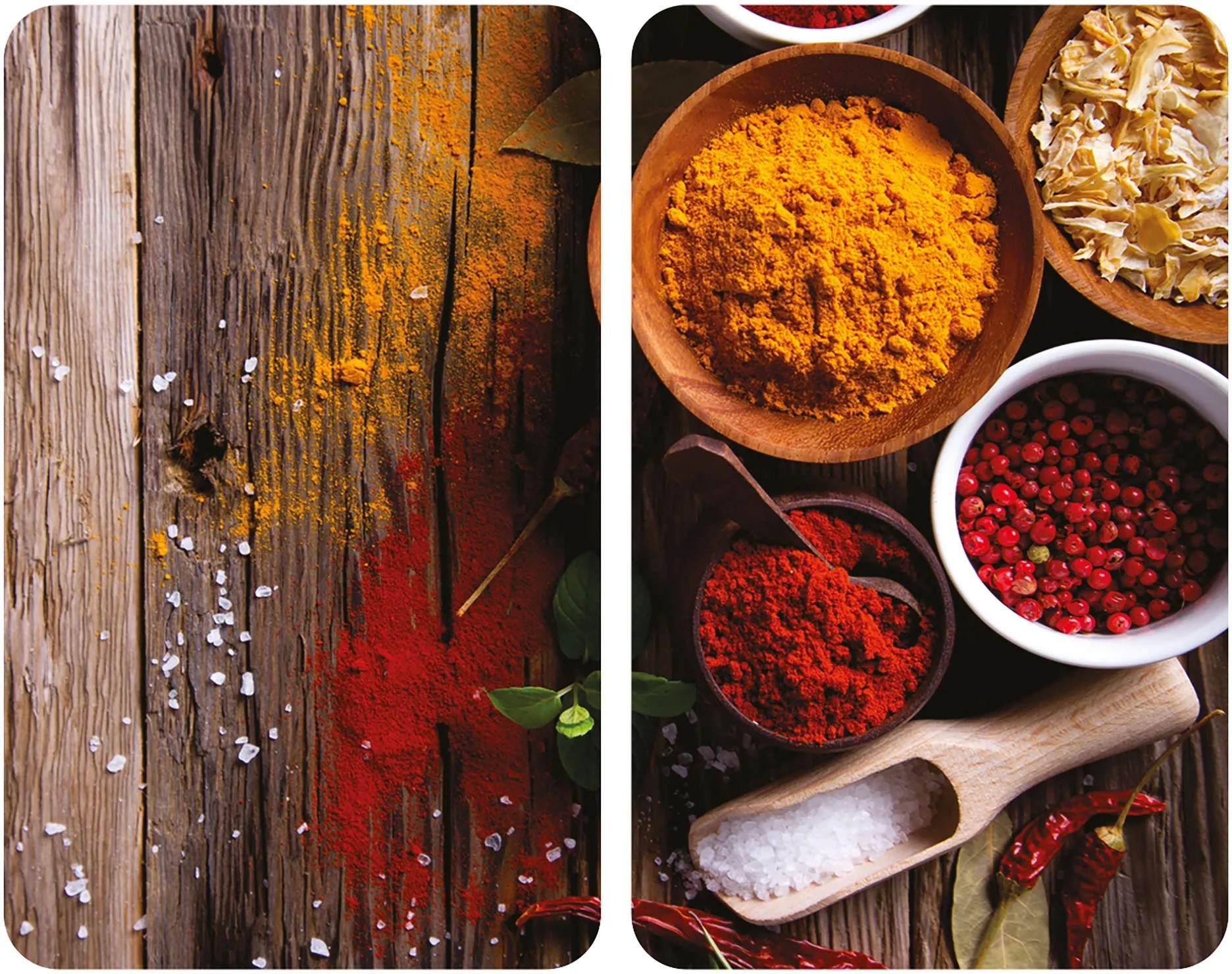 Coprifornelli in vetro Universal Spezie 30x52 cm 2 pz Coprifornelli in vetro Universal Spezie 30x52 cm 2 pz