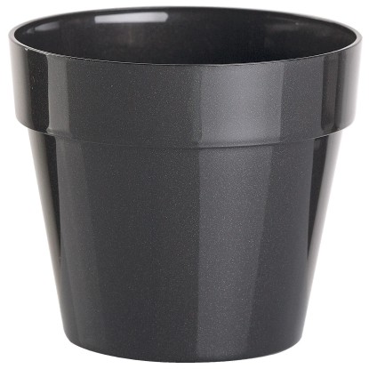 Vaso Standard antracite in plastica 17 cm Vaso Standard antracite in plastica 17 cm