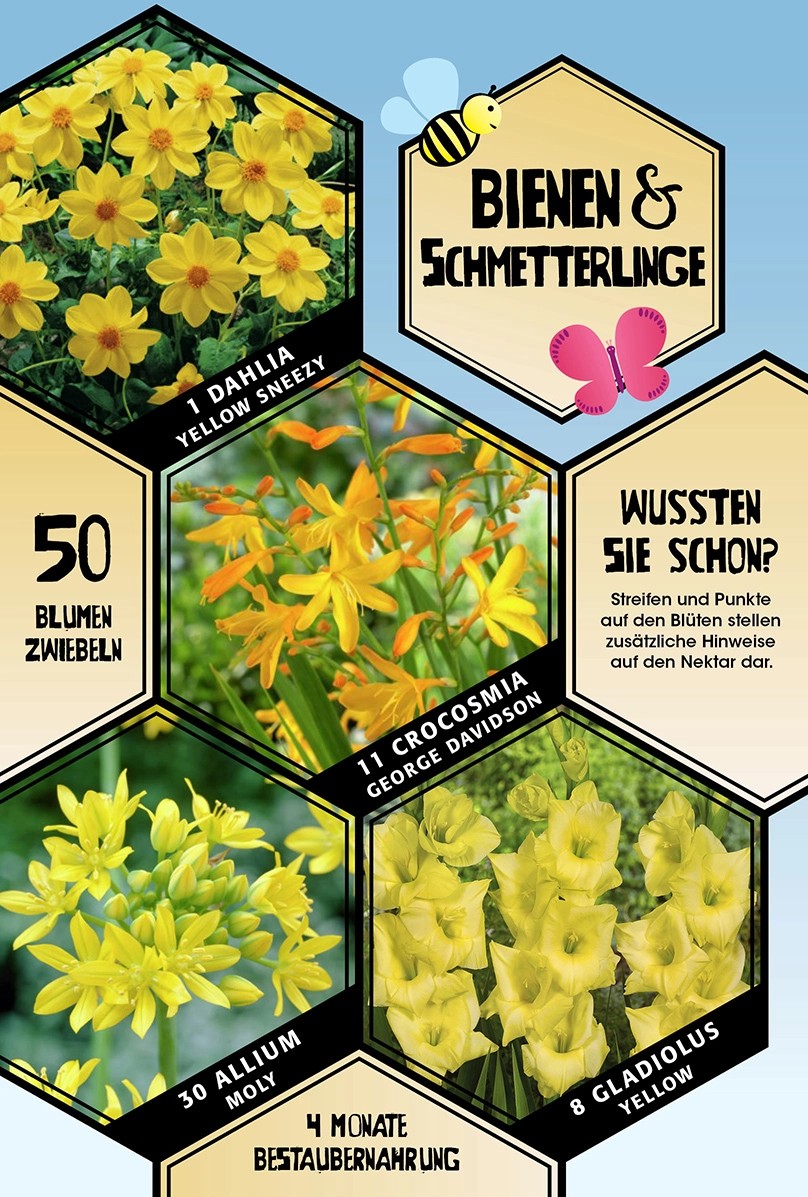 Bees & Butterflies "Yellow Collection" Bees & Butterflies "Yellow Collection"