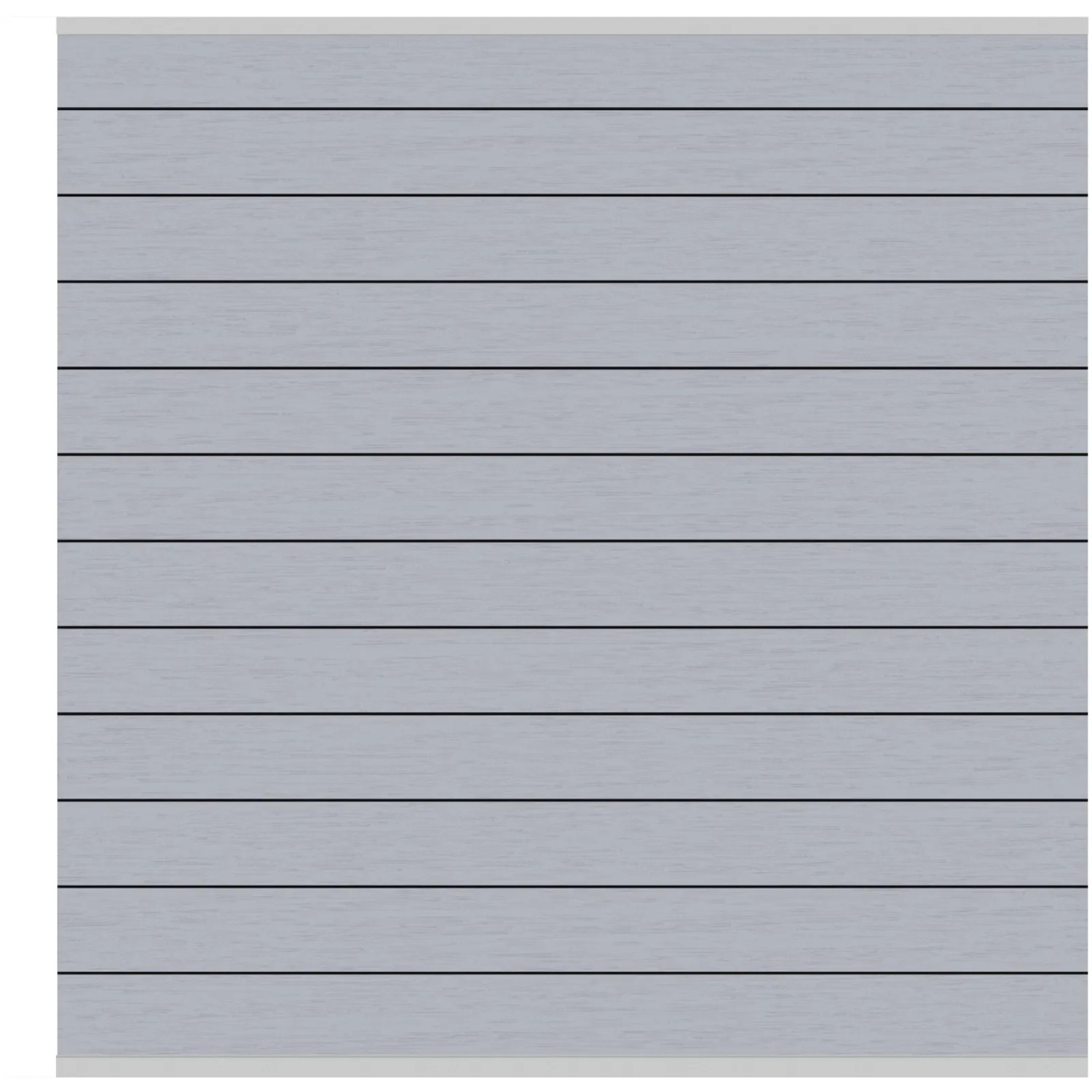 Elemento per recinzione frangivista System WPC argento 178x183 cm Elemento per recinzione frangivista System WPC argento 178x183 cm