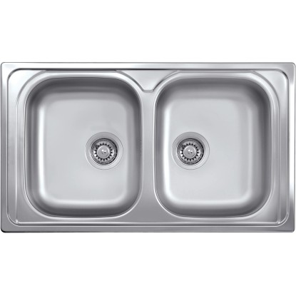 Lavello da incasso 2 vasche 86 cm inox Lavello da incasso 2 vasche 86 cm inox