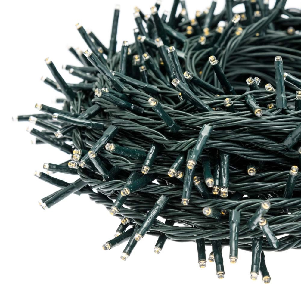 Catena luminosa 500 MiniLED 7 giochi di luce bianco soft 31 m Catena luminosa 500 MiniLED 7 giochi di luce bianco soft 31 m