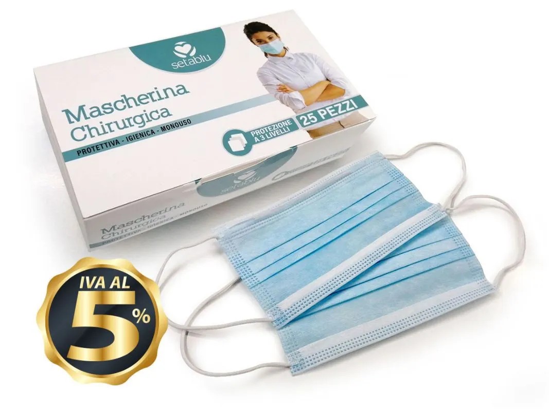 Mascherina chirurgica dm conf. 25 pz Mascherina chirurgica dm conf. 25 pz