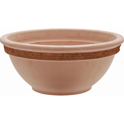 Ciotola in terracotta bordata graffiata ø 21 cm Ciotola in terracotta bordata graffiata ø 21 cm