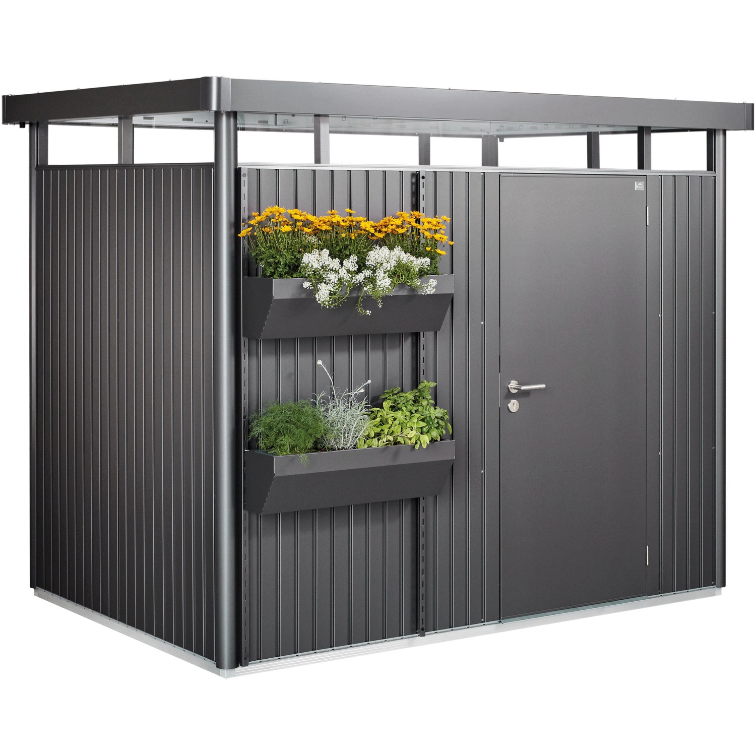 Fioriera FloraBoard Biohort grigio scuro metallizzato 2 pz Fioriera FloraBoard Biohort grigio scuro metallizzato 2 pz