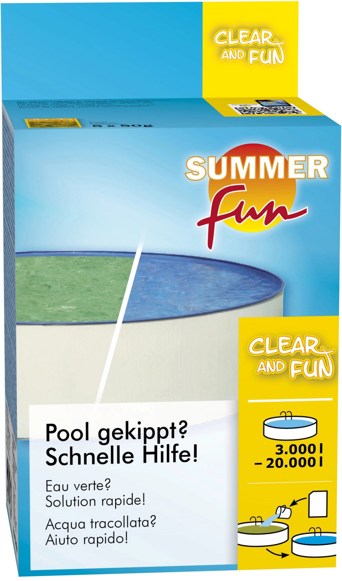 Antialghe per piscina 5x50 g Antialghe per piscina 5x50 g