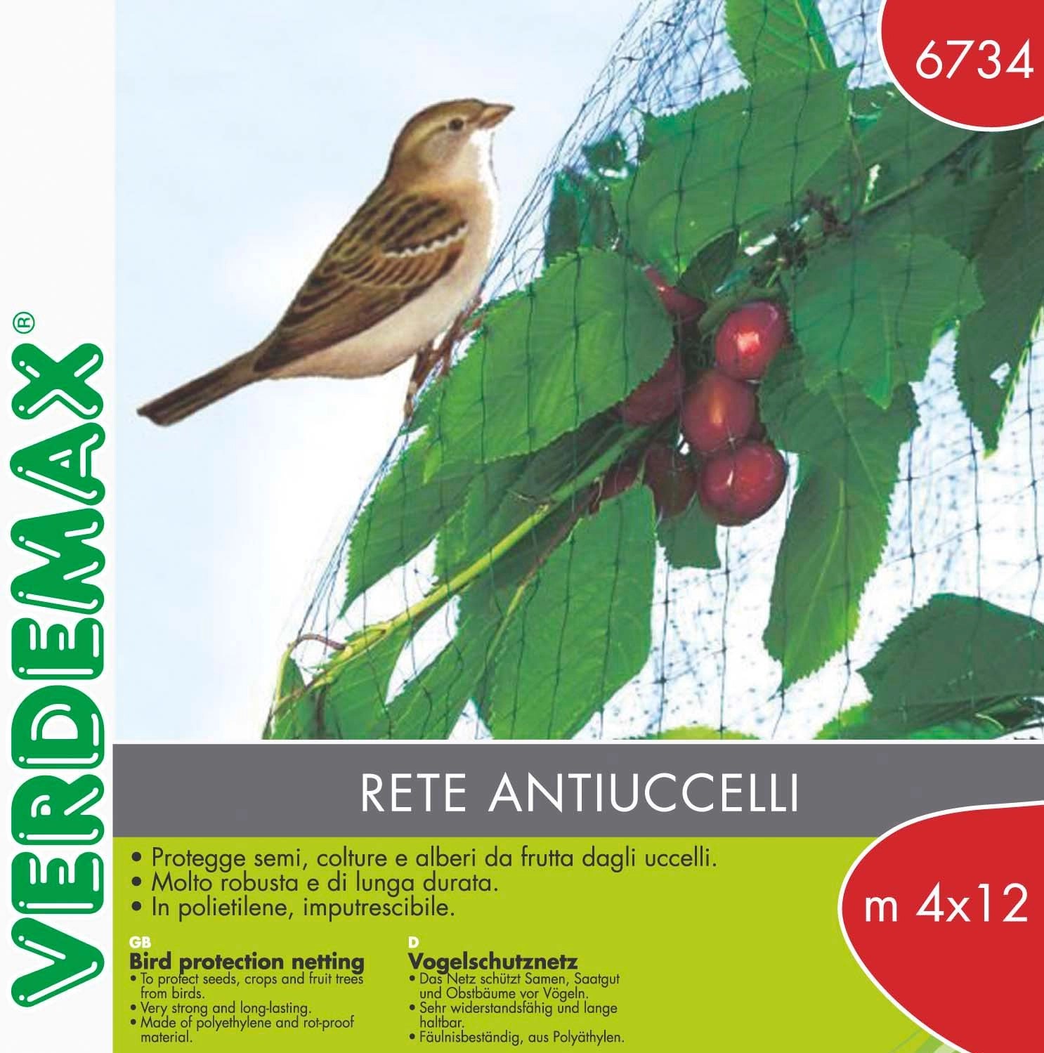 Rete Anti-Uccelli 4X12 m Rete Anti-Uccelli 4X12 m