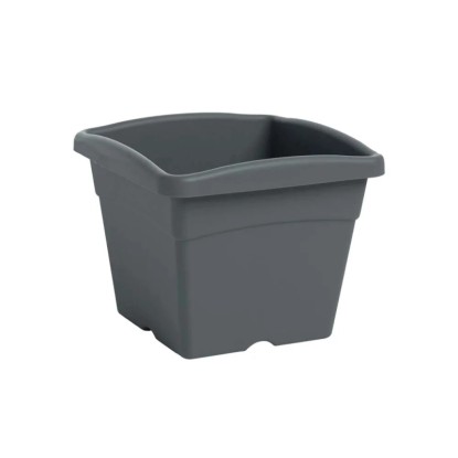 Vaso Festo Plastecnic 25 cm grigio fumo light Vaso Festo Plastecnic 25 cm grigio fumo light