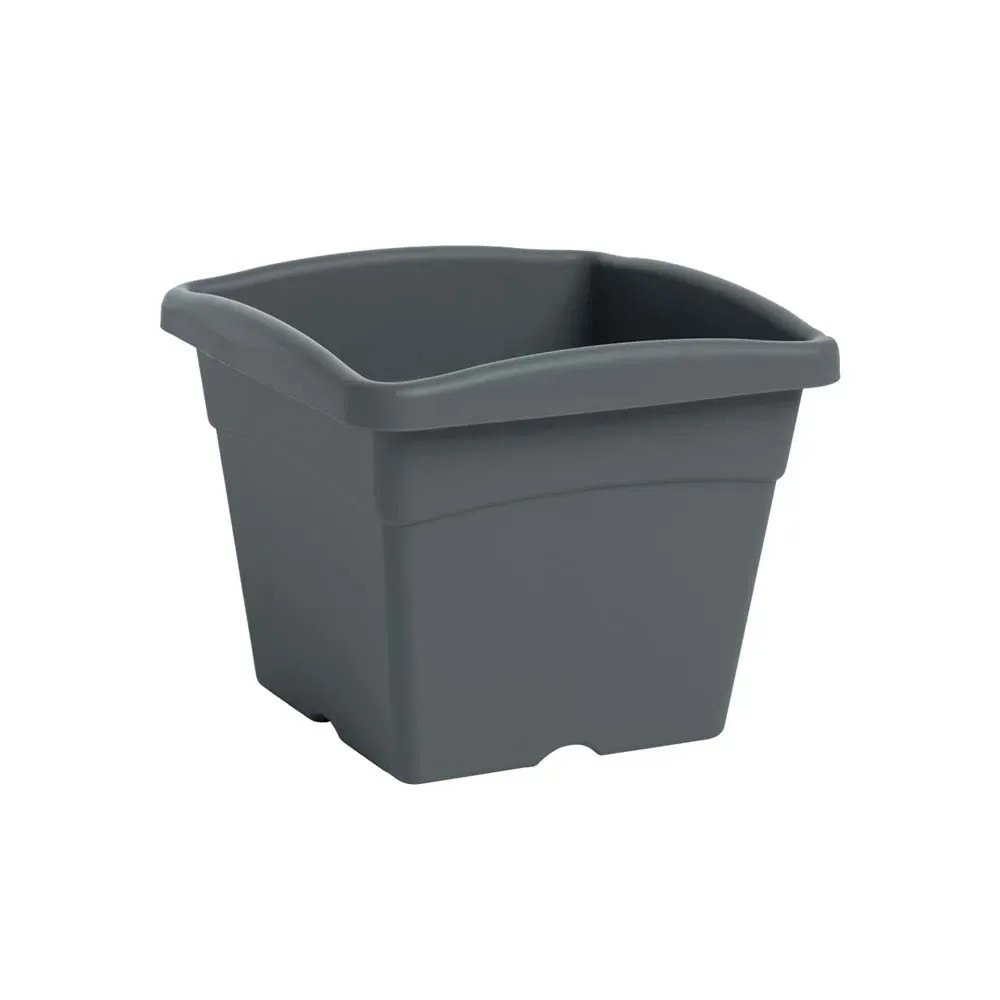 Vaso Festo Plastecnic 25 cm grigio fumo light Vaso Festo Plastecnic 25 cm grigio fumo light