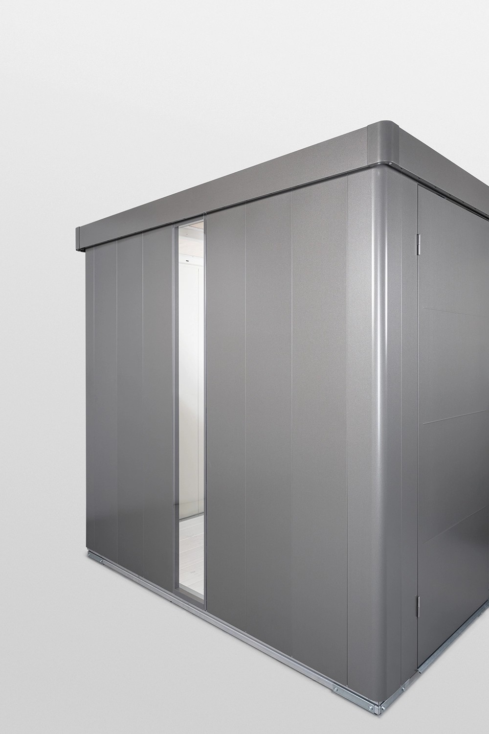 Pannello luminoso casetta da giardino Neo Biohort grigio scuro metallizzato Pannello luminoso casetta da giardino Neo Biohort grigio scuro metallizzato