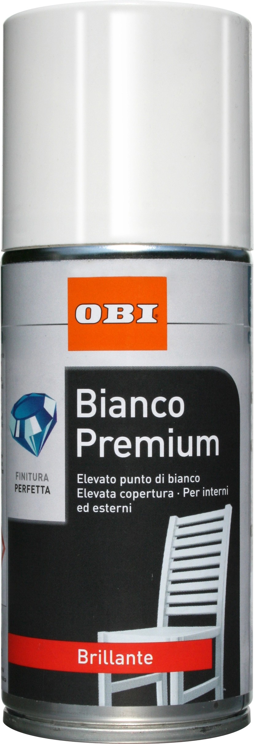 OBI Vernice Spray Premium Brillante Bianco 150 Ml OBI