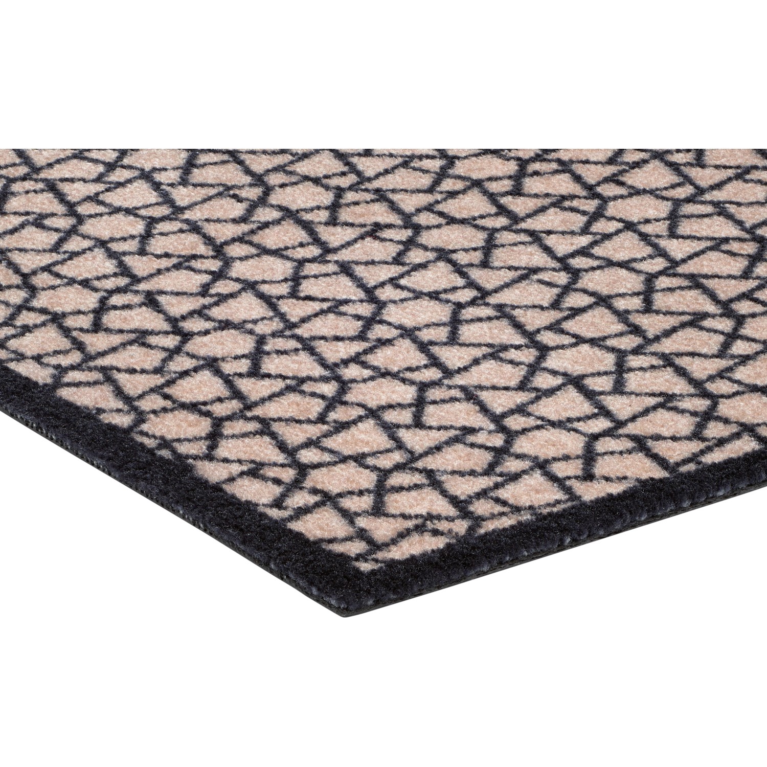 Zerbino A Nido D Ape 50x75 Cm Nero E Beige OBI