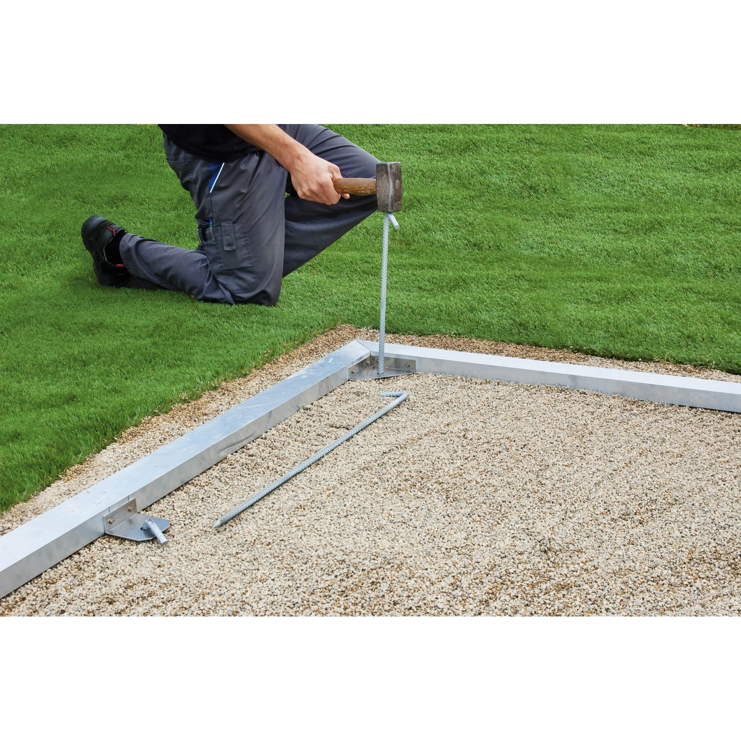 Telaio in alluminio Biohort per CasaNova 3x3 m Telaio in alluminio Biohort per CasaNova 3x3 m