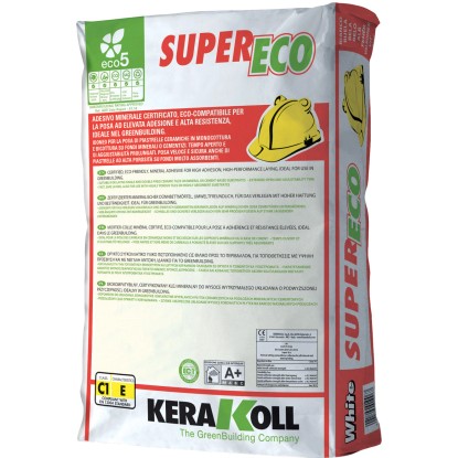 Adesivo Minerale Kerakoll Super Eco Bianco 25 Kg OBI