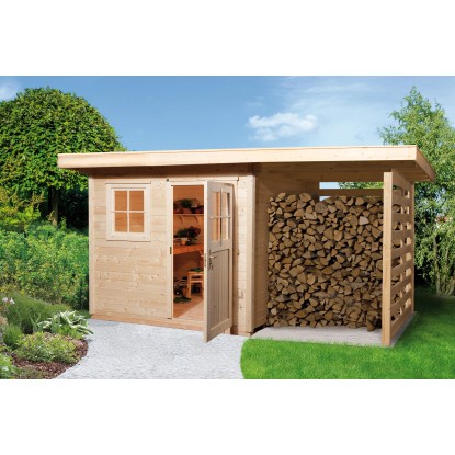 Casetta da giardino in legno Weka 170 A 3 deposito legname 13,4 m² Casetta da giardino in legno Weka 170 A 3 deposito legname 13,4 m²