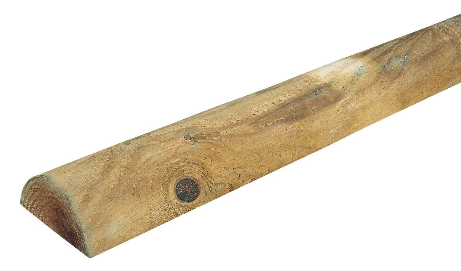 Palo semi tondo in legno traverso Ø 7 x H 250 cm Palo semi tondo in legno traverso Ø 7 x H 250 cm