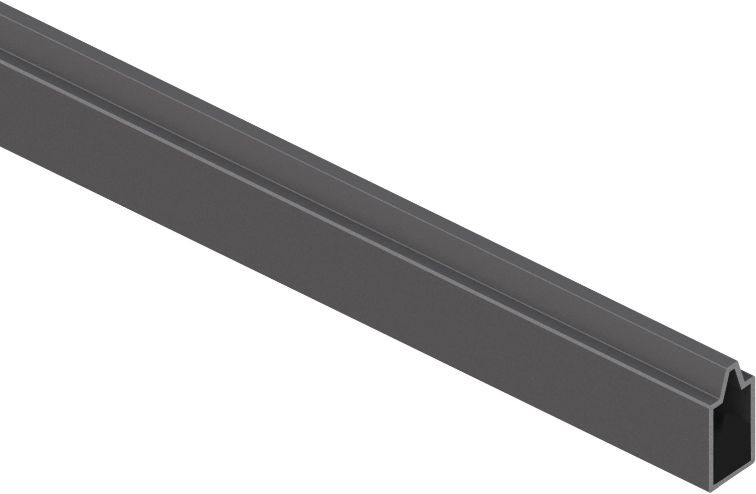 Bordo inferiore recinzione frangivista alluminio antracite 30x233 cm Bordo inferiore recinzione frangivista alluminio antracite 30x233 cm