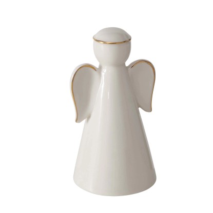 Angelo in porcellana Veliden H 17 cm bianco Angelo in porcellana Veliden H 17 cm bianco