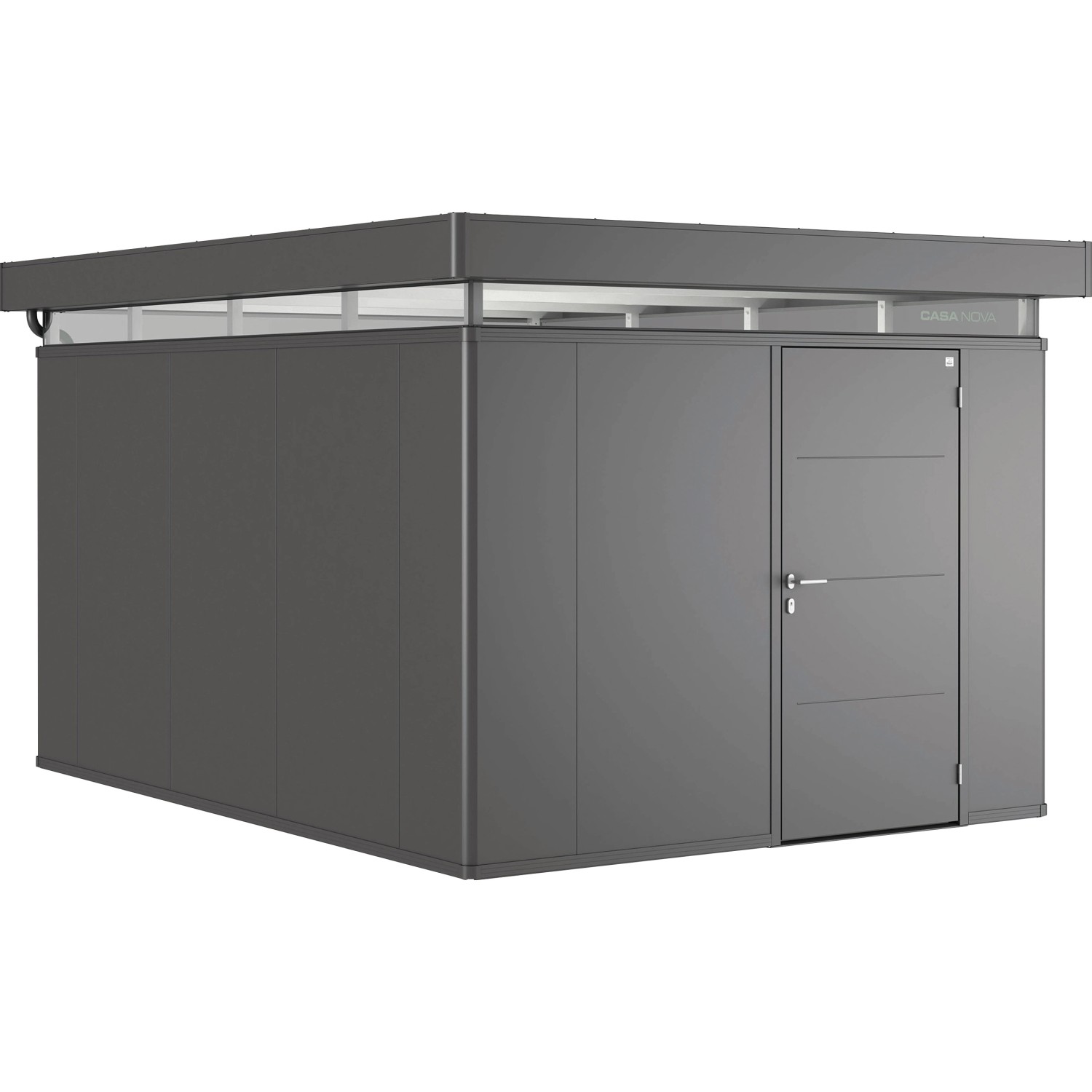 Casetta per attrezzi Biohort CasaNova grigio metallizzato 3x4 m Casetta per attrezzi Biohort CasaNova grigio metallizzato 3x4 m