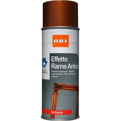 OBI Vernice Spray Brillante Effetto Rame Antico 400 Ml OBI