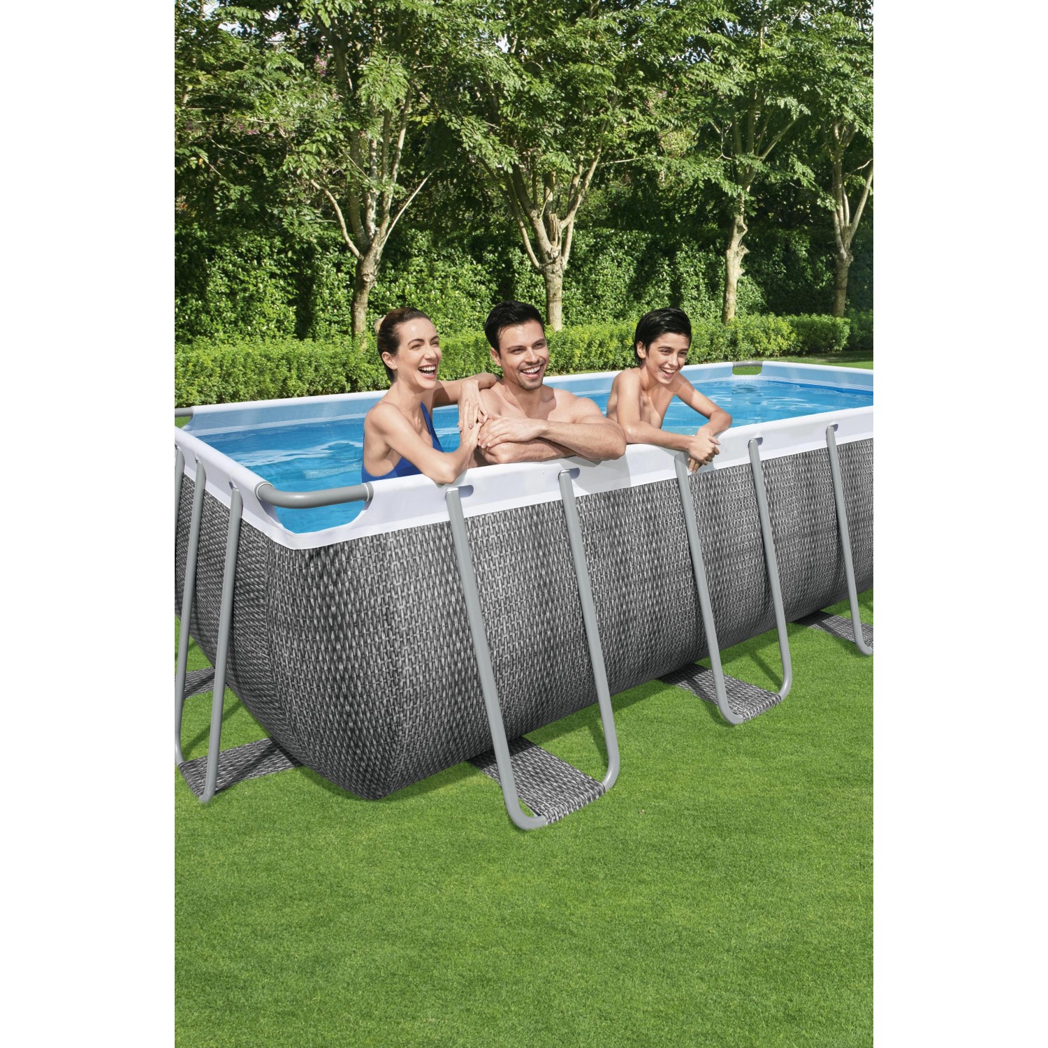 Piscina Fuori Terra Tubolare In Pvc Acciaio Bestway Power Steel