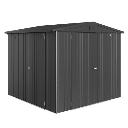 Porta aggiuntiva Biohort per casetta Europa 172x148 cm Grigio scuro met Porta aggiuntiva Biohort per casetta Europa 172x148 cm Grigio scuro met