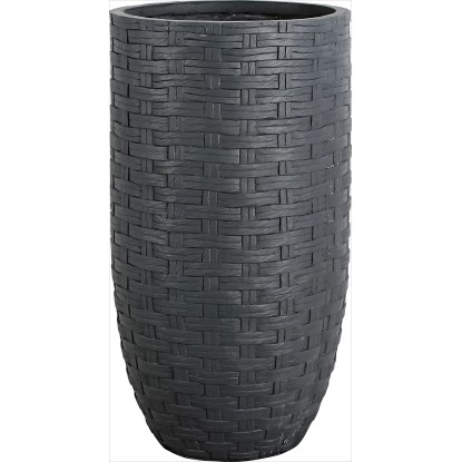 OBI vaso a colonna Talonne Ø 27 cm antracite OBI vaso a colonna Talonne Ø 27 cm antracite