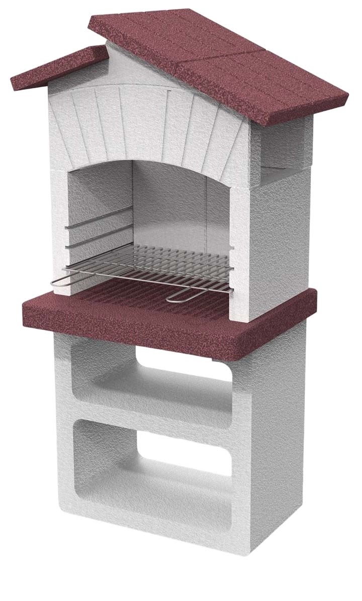 Barbecue a carbonella e legna Vasto New H 156 x L 68 x P 58 cm Barbecue a carbonella e legna Vasto New H 156 x L 68 x P 58 cm