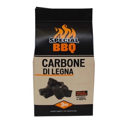 Carbone di legna 3 kg Carbone di legna 3 kg