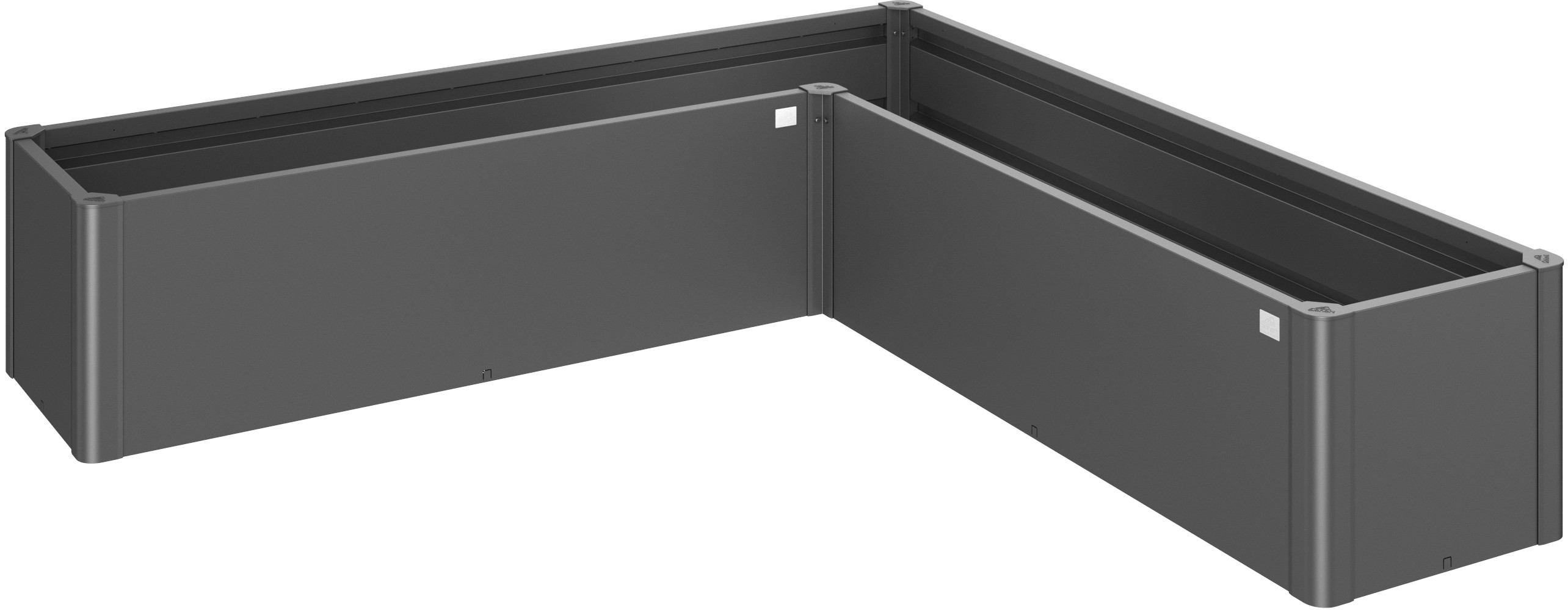 Fioriera da esterno Biohort Belvedere Mini 45x201x201 cm grigio scuro Fioriera da esterno Biohort Belvedere Mini 45x201x201 cm grigio scuro