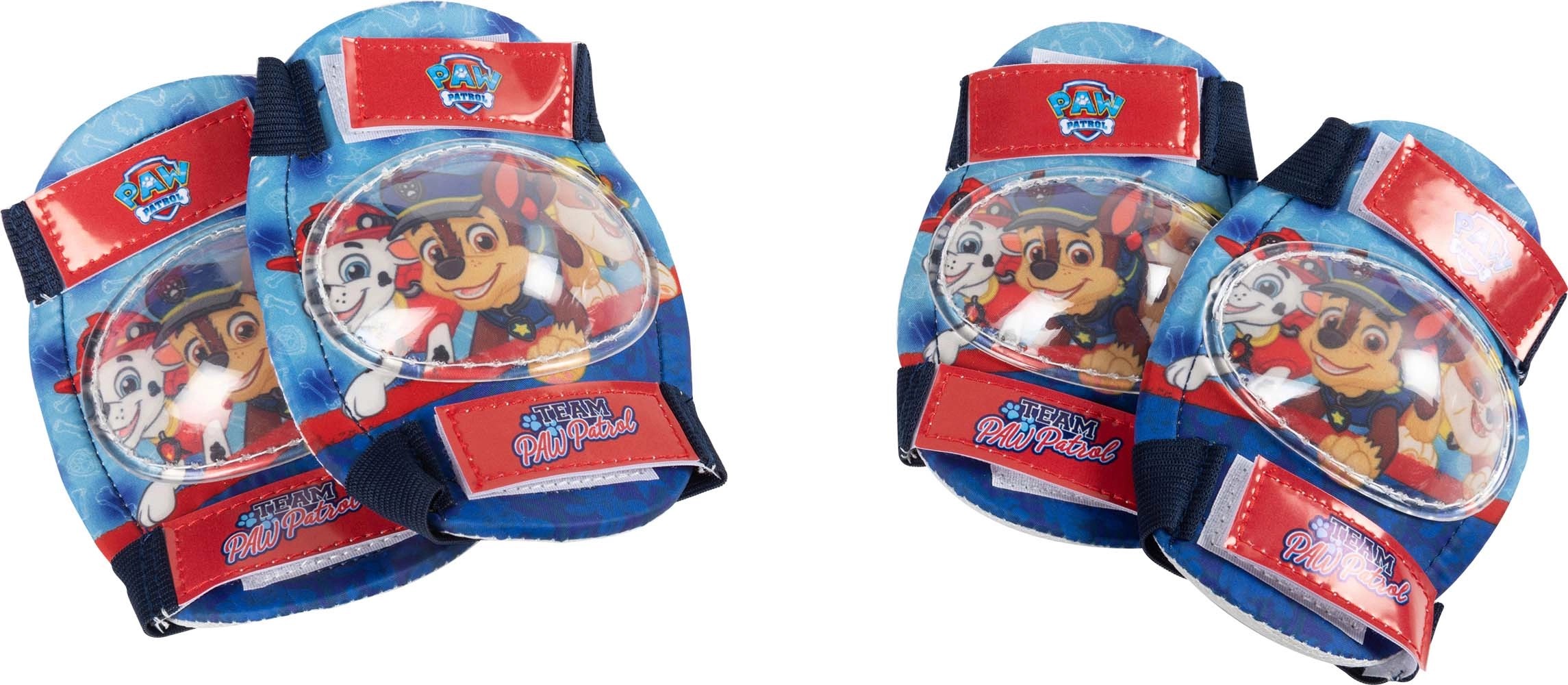 Kit protezione gomitiere e ginocchiere Paw Patrol Boy blu e rosso Kit protezione gomitiere e ginocchiere Paw Patrol Boy blu e rosso