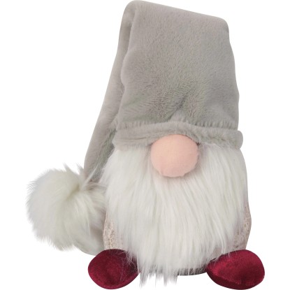 Gnomo di Natale in tessuto con cappello H 36 cm viola Gnomo di Natale in tessuto con cappello H 36 cm viola