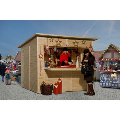 Casetta da giardino in legno Weka 221 naturale 283x240 cm Casetta da giardino in legno Weka 221 naturale 283x240 cm