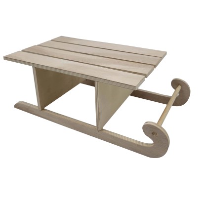 Slitta in legno decorativa tg L 39x20x11,5 cm Slitta in legno decorativa tg L 39x20x11,5 cm