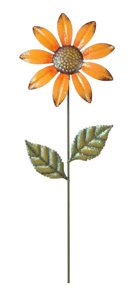 Fiore mini in metallo H46 cm giallo Fiore mini in metallo H46 cm giallo