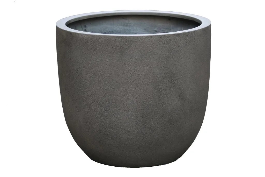 Vaso Fiberstone tondo sabbia 36x36x33 cm Vaso Fiberstone tondo sabbia 36x36x33 cm