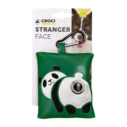 Porta sacchetti per cane Stranger Face panda Porta sacchetti per cane Stranger Face panda