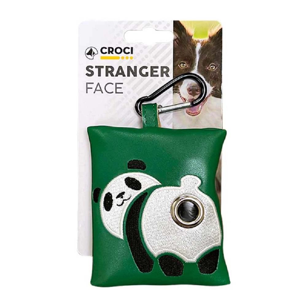 Porta sacchetti per cane Stranger Face panda Porta sacchetti per cane Stranger Face panda