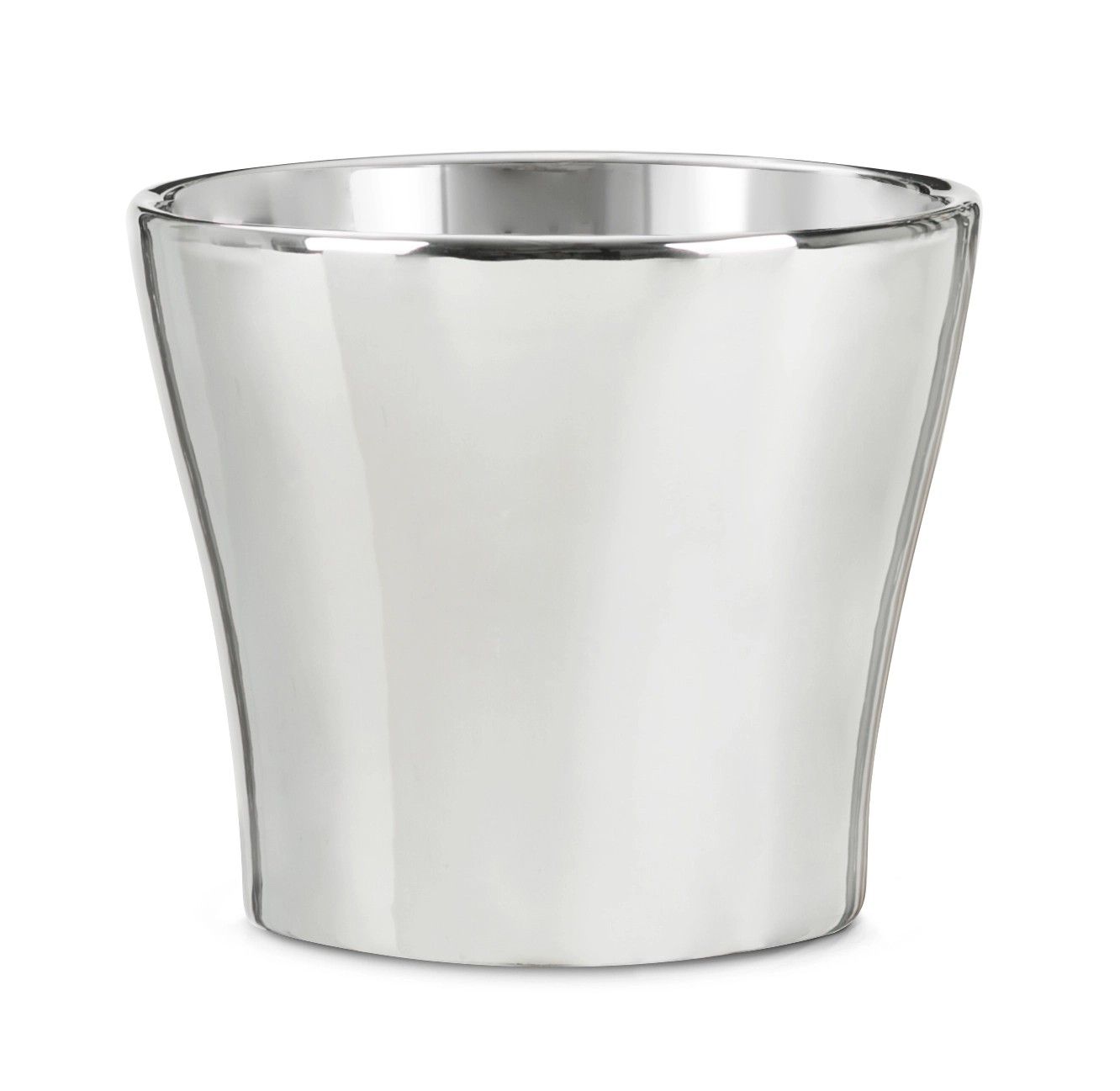 Portavaso da interno Scheurich 808 Ø 17 cm Mirror Silver Portavaso da interno Scheurich 808 Ø 17 cm Mirror Silver