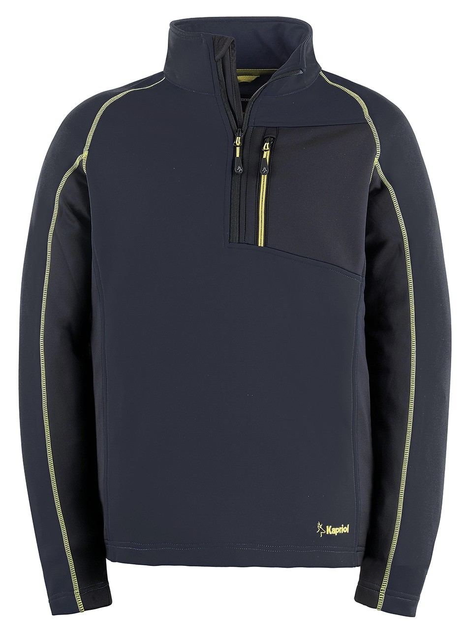 Felpa da lavoro pile Tech nero taglia M Felpa da lavoro pile Tech nero taglia M