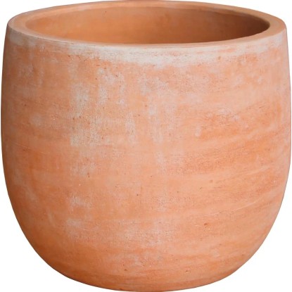 Vaso in terracotta rotondo 26x26x22 cm Vaso in terracotta rotondo 26x26x22 cm