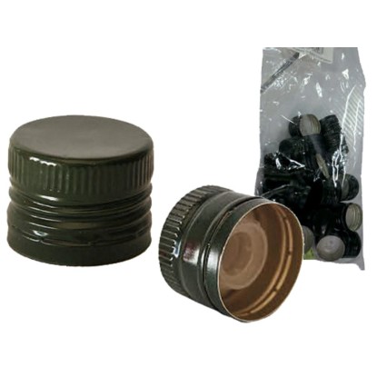 Tappi a vite con versatore diametro 31,5 mm cf 24 pezzi Tappi a vite con versatore diametro 31,5 mm cf 24 pezzi