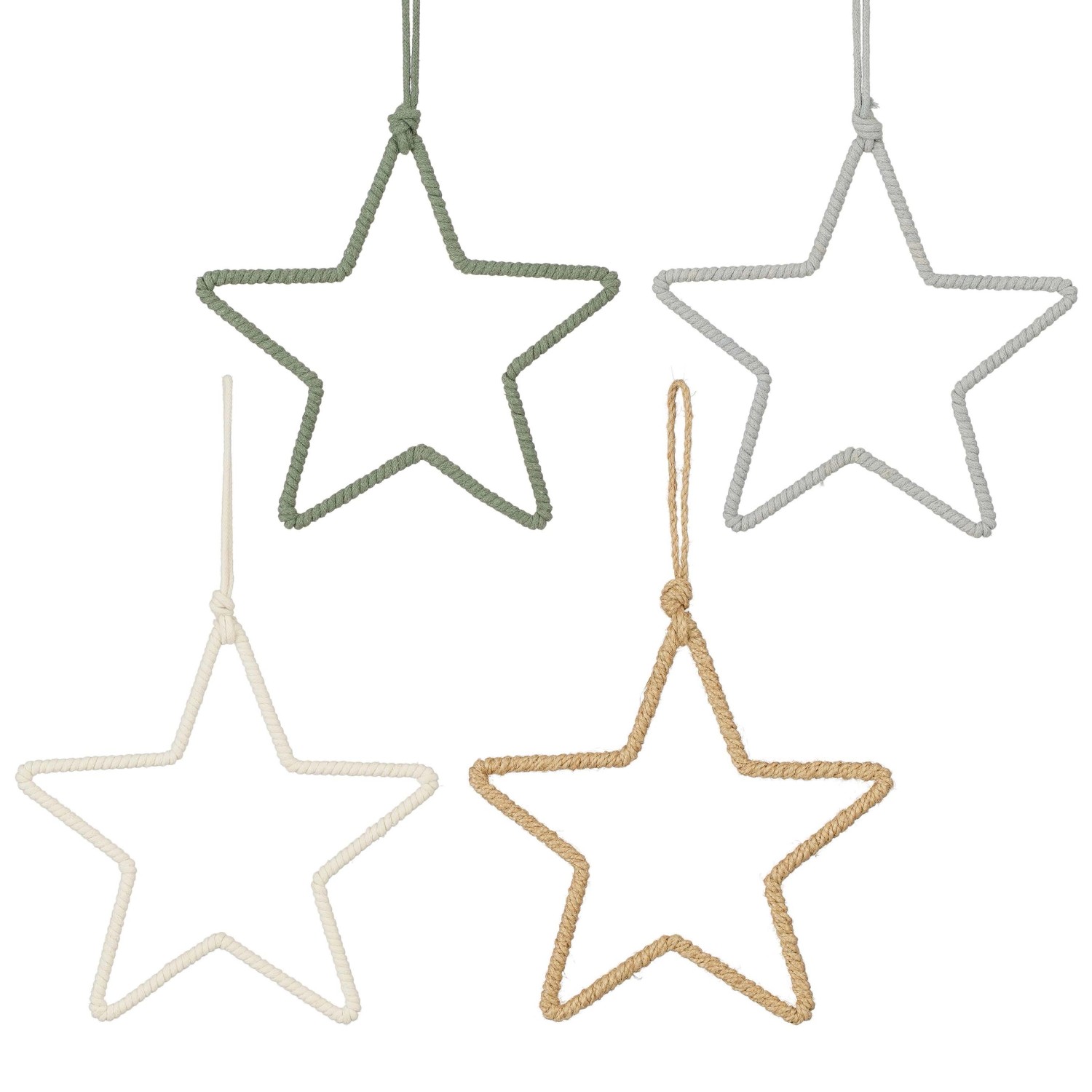 Pendaglio di Natale stella in ferro Ø 20 cm modelli assortiti Pendaglio di Natale stella in ferro Ø 20 cm modelli assortiti