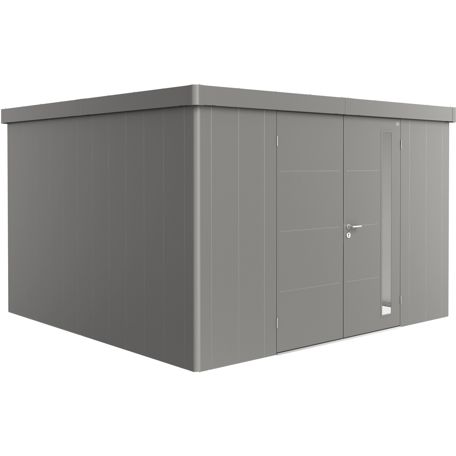 Casetta da giardino Neo 4D Grigio quarzo metal. 200x167 cm 2 porte Casetta da giardino Neo 4D Grigio quarzo metal. 200x167 cm 2 porte