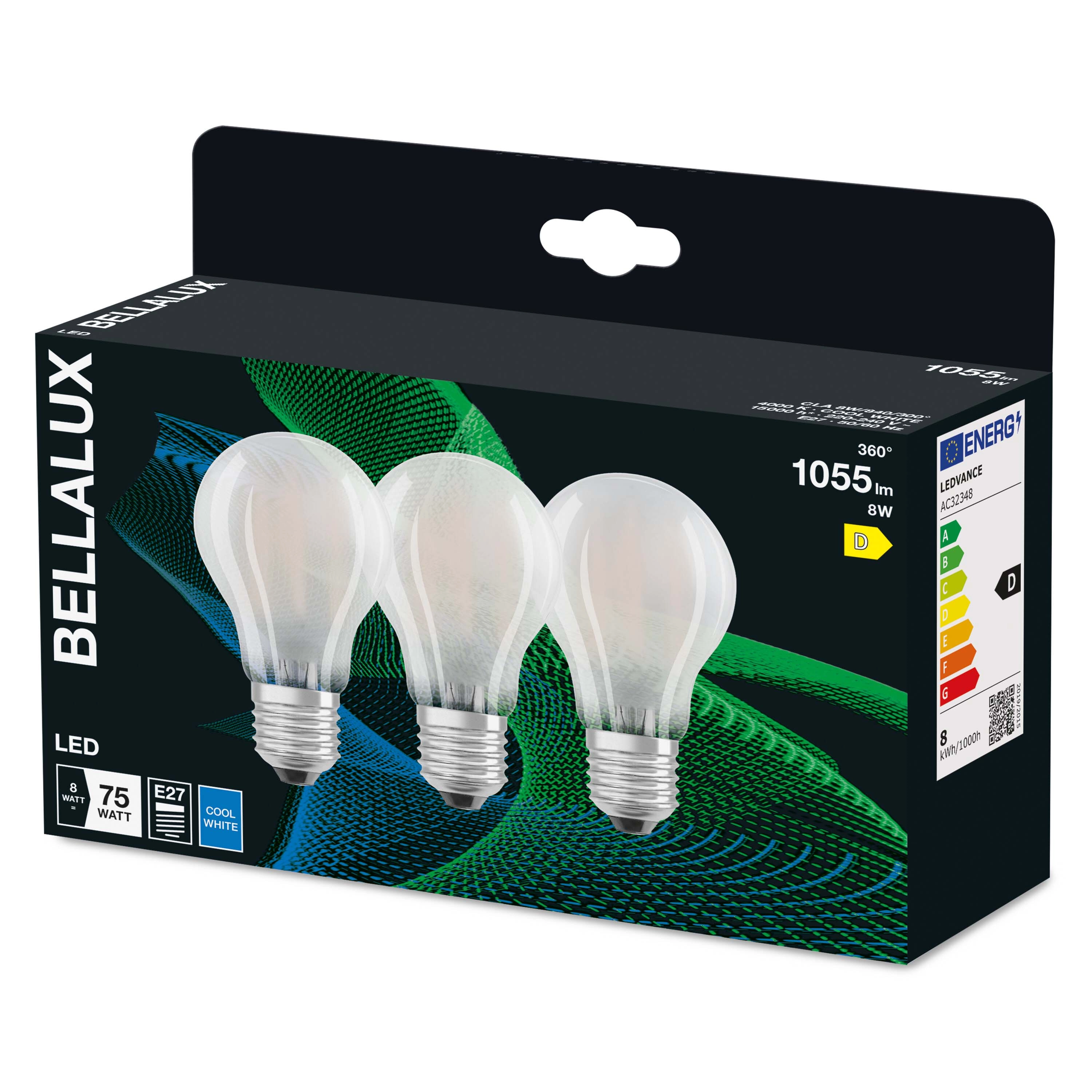 Lampadina Led A Filamento Goccia Bellalux W K E Lm Pz