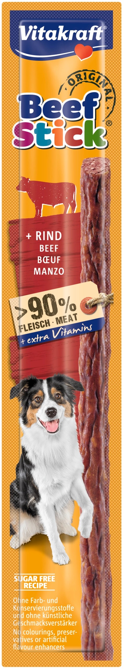 Snack per cani Vitakraft stick al manzo 12 g Snack per cani Vitakraft stick al manzo 12 g