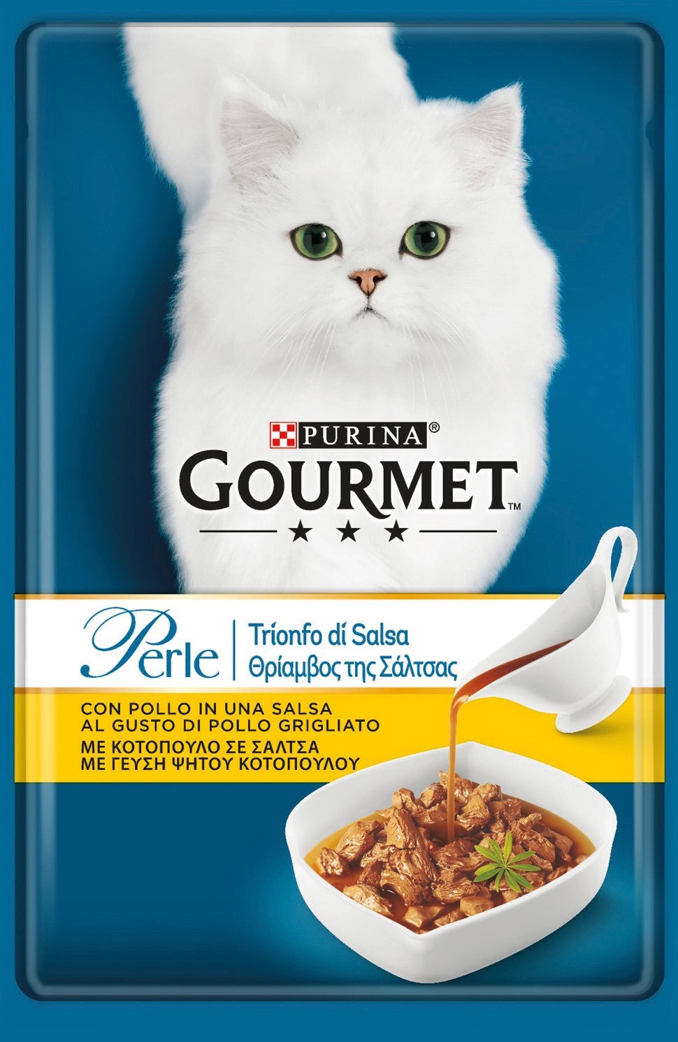 Pollo con Trionfo di salsa per gatto Purina Gourmet Perle Pollo con Trionfo di salsa per gatto Purina Gourmet Perle